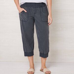 Athleta Benicia Capri Crop Pants Gray Women’s Casual Lounge Travel Joggers 6